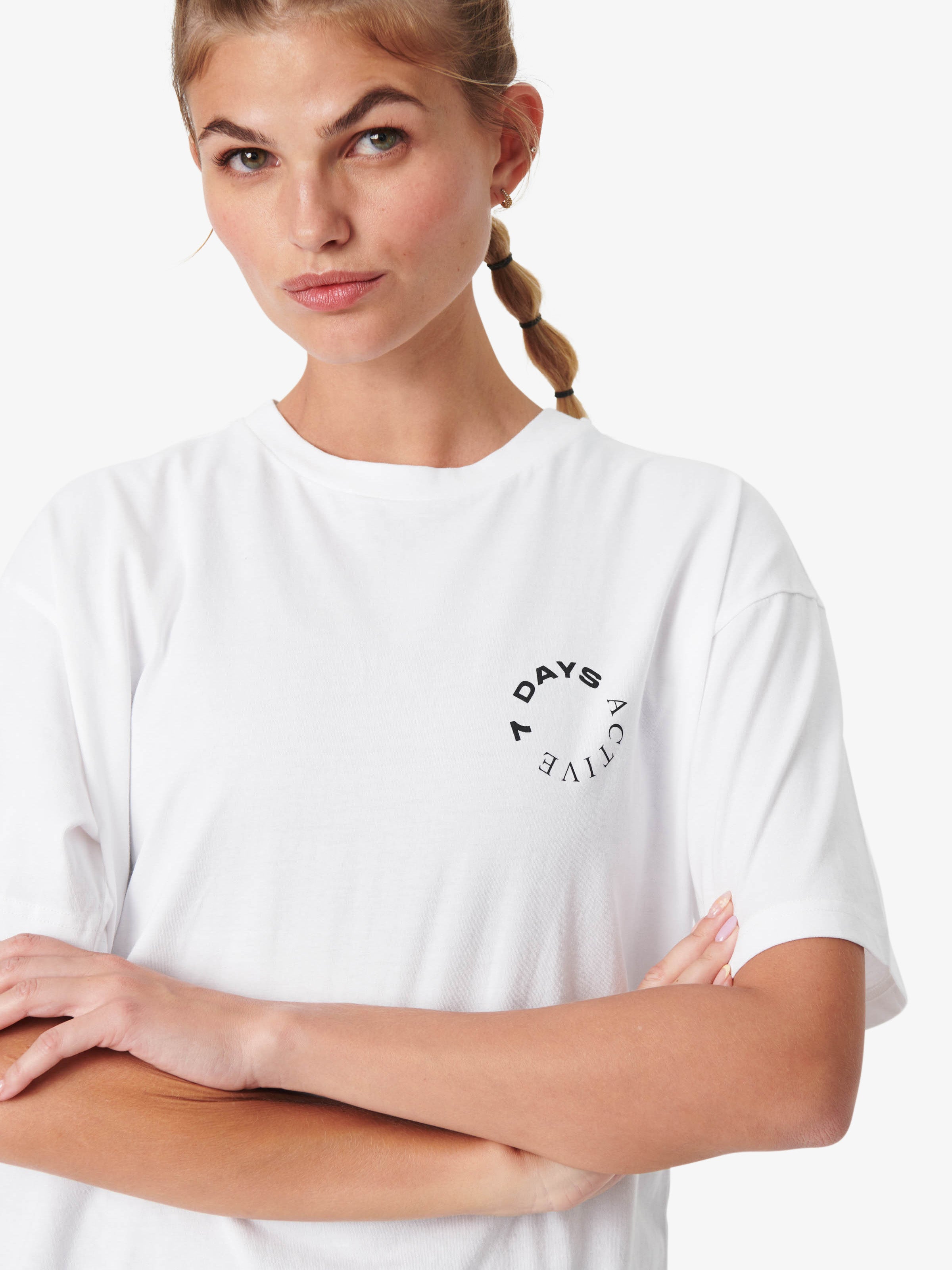 Organic Logo t-shirt - hvid
